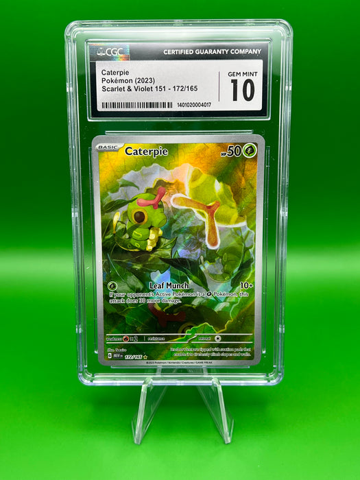 Caterpie (172/165) [Scarlet & Violet: 151] CGC 10