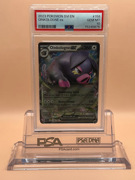 Oinkologne ex (158/198) [Scarlet & Violet: Base Set] PSA 10