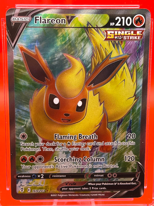 Flareon V (169/203) [Sword & Shield: Evolving Skies] CGC 10