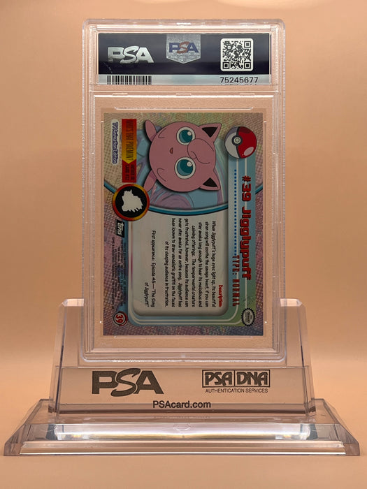 Jigglypuff (39/76) [Topps: Pokemon T.V.] PSA 8