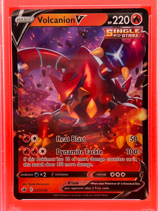 Volcanion V (025/198) [Sword & Shield: Chilling Reign] PSA 10