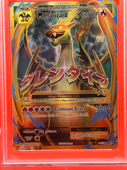 M Charizard EX (101/108) [XY: Evolutions] PSA 9