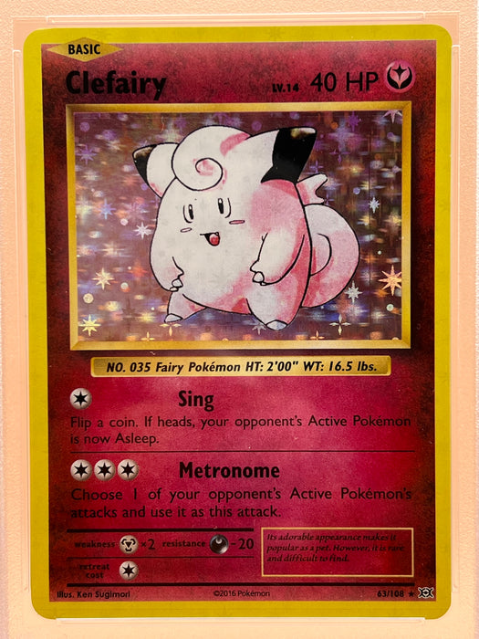 Clefairy (63/108) [XY: Evolutions] PSA 8