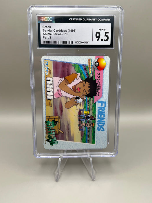 Brock (Anime Series 78) [Bandai Carddass 1998] CGC 9.5