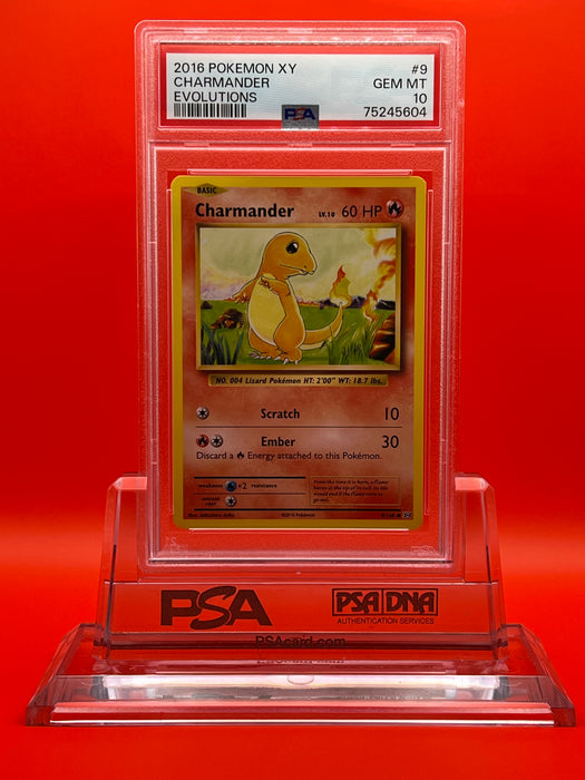 Charmander (9/108) [XY: Evolutions] PSA 10