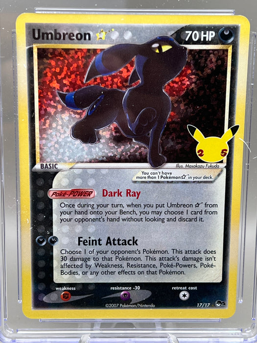 Umbreon (17/17) [Sword & Shield: Celebrations] [Classic Collection POP Series 5] PRISTINE CGC 10