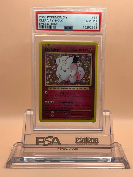 Clefairy (63/108) [XY: Evolutions] PSA 8