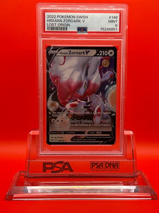 Hisuian Zoroark V (146/196) [Sword & Shield: Lost Origin] PSA 9