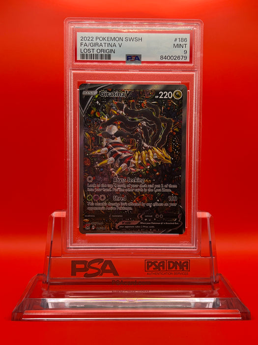 Giratina V (186/196) [Sword & Shield: Lost Origin] PSA 9