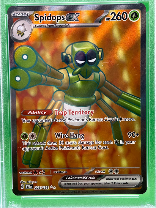 Spidops ex (223/198) [Scarlet & Violet: Base Set] PSA 9