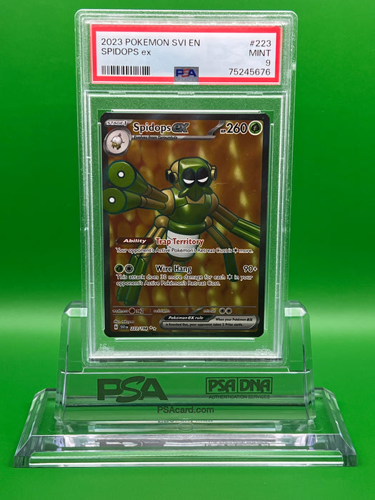 Spidops ex (223/198) [Scarlet & Violet: Base Set] PSA 9