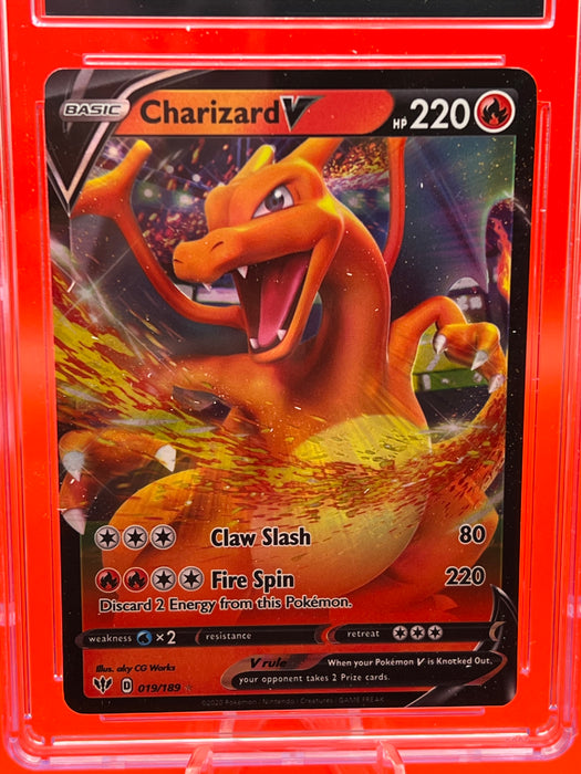 Charizard V (019/189) [Sword & Shield: Darkness Ablaze] CGC 9