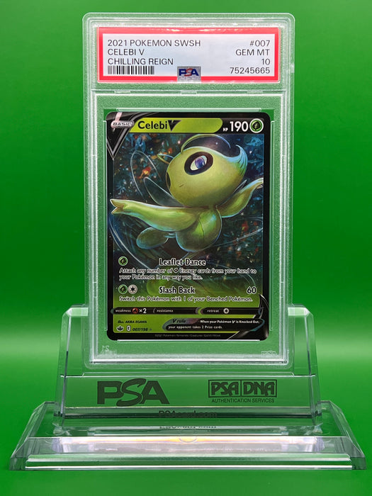 Celebi V (007/198) [Sword & Shield: Chilling Reign] PSA 10