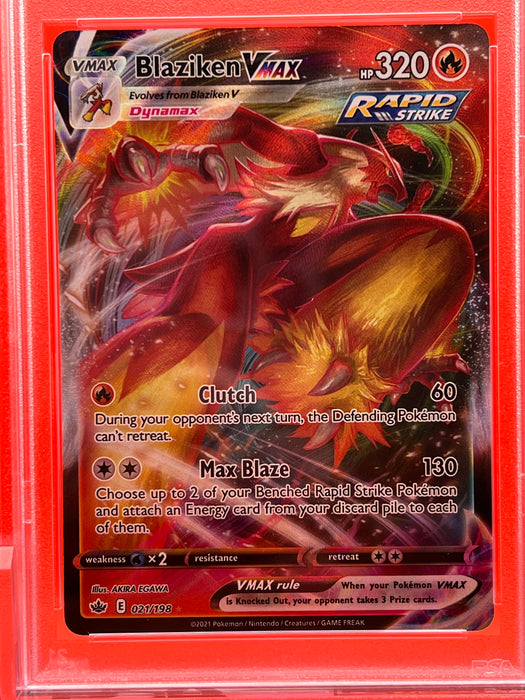 Blaziken VMAX (021/198) [Sword & Shield: Chilling Reign] PSA 9