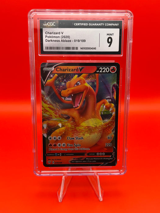 Charizard V (019/189) [Sword & Shield: Darkness Ablaze] CGC 9