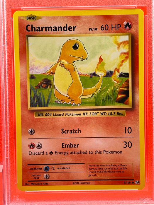 Charmander (9/108) [XY: Evolutions] PSA 10