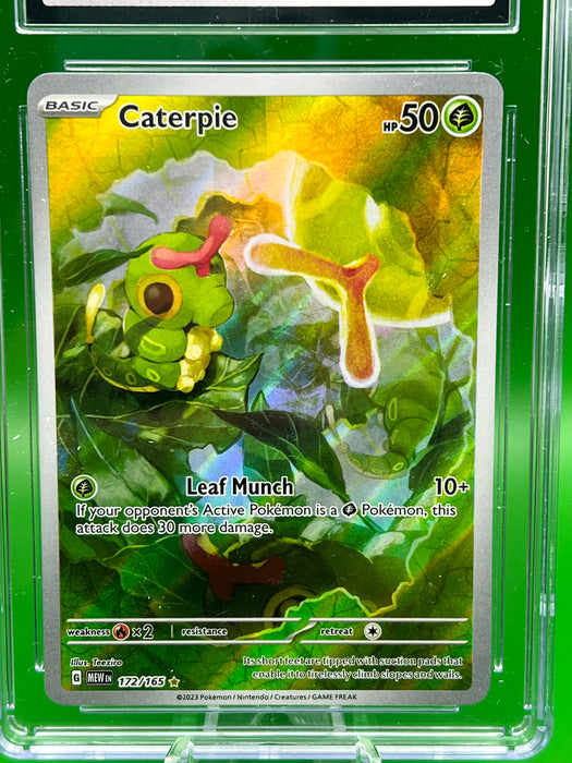 Caterpie (172/165) [Scarlet & Violet: 151] CGC 10