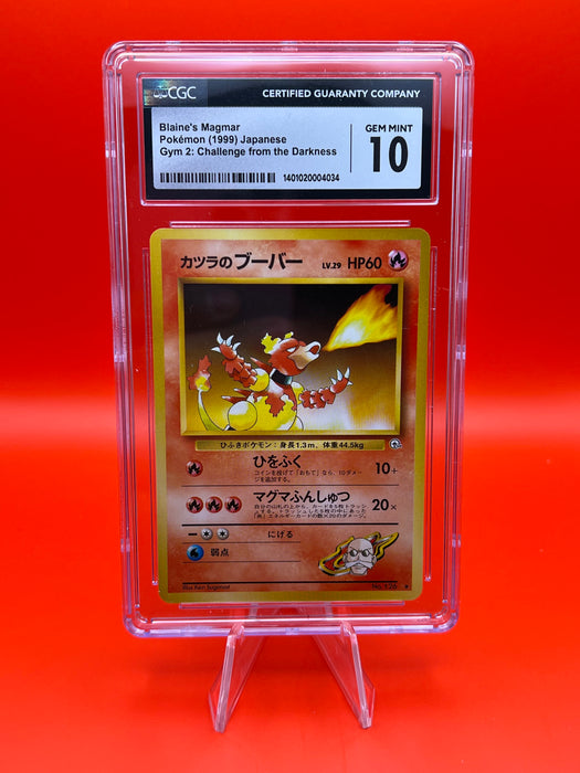 Blaine’s Magmar (126) [Gym 2: Challenge from the Darkness] CGC 10