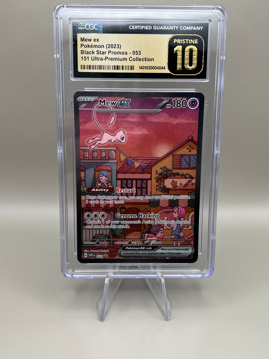 Mew EX Black Star Promo (053) [Scarlet & Violet: 151] [Ultra-Premium Collection] PRISTINE CGC 10