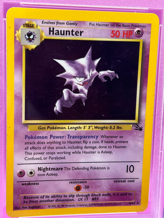 Haunter (6/62) [Fossil Unlimited] PSA 6