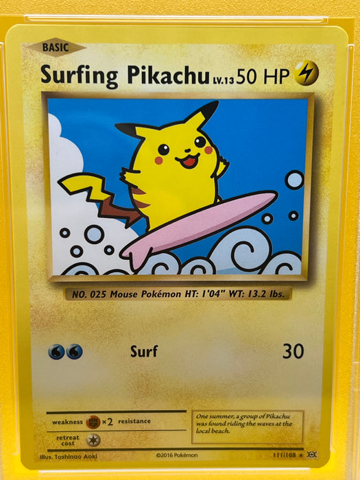 Surfing Pikachu (111/108) [XY: Evolutions] PSA 10