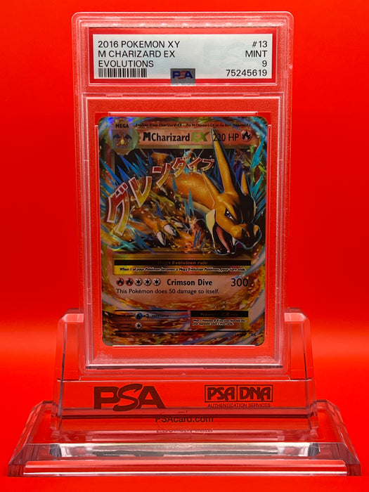 M Charizard EX (13/108) [XY: Evolutions] PSA 9