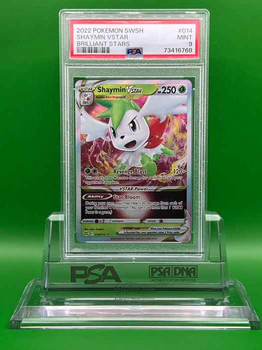 Shaymin VSTAR (014/172) [Sword & Shield: Brilliant Stars] PSA 9