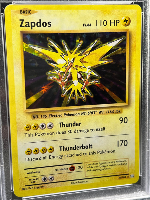 Zapdos (42/108) [XY: Evolutions] PSA 8