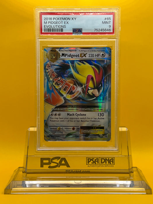 M Pidgeot EX (65/108) [XY: Evolutions] PSA 9