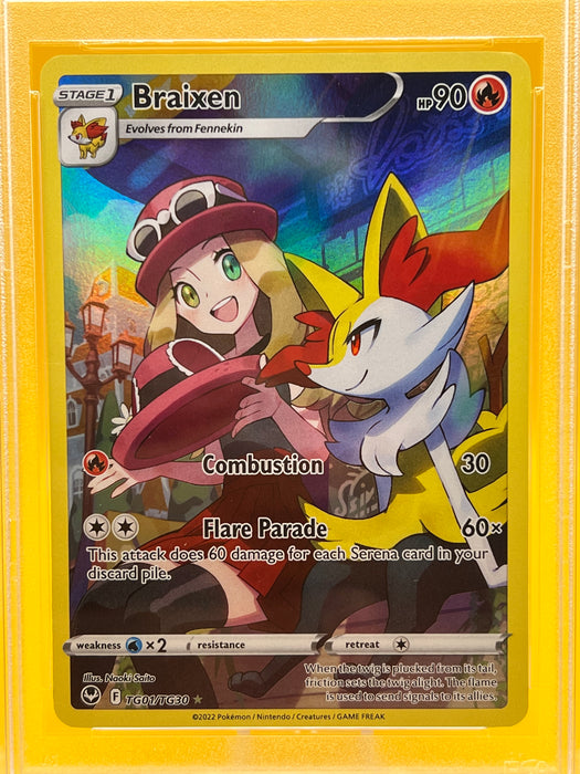 Braixen (TG01/TG30) [Sword & Shield: Silver Tempest] PSA 10