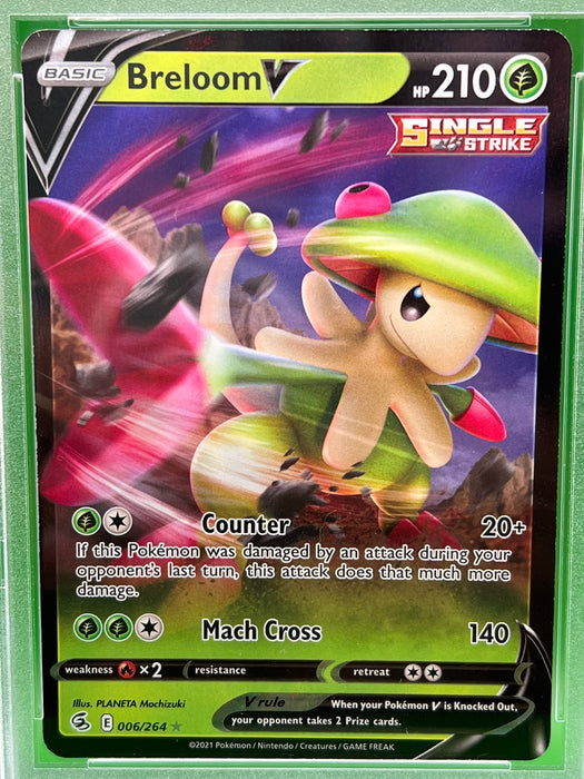 Breloom V (006/264) [Sword & Shield: Fusion Strike] PSA 9