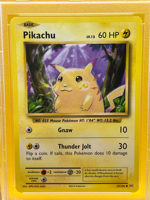 Pikachu (35/108) [XY: Evolutions] PSA 9