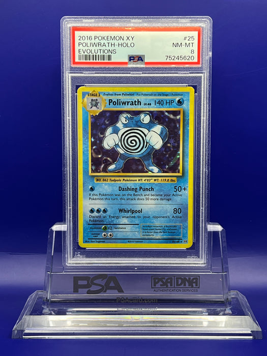 Poliwrath (25/108) [XY: Evolutions] PSA 8