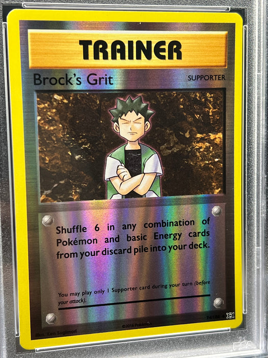 Brock's Grit Reverse (74/108) [XY: Evolutions] PSA 9