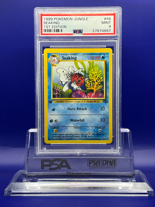 Seaking (46/64) [Jungle 1st Edition] PSA 9