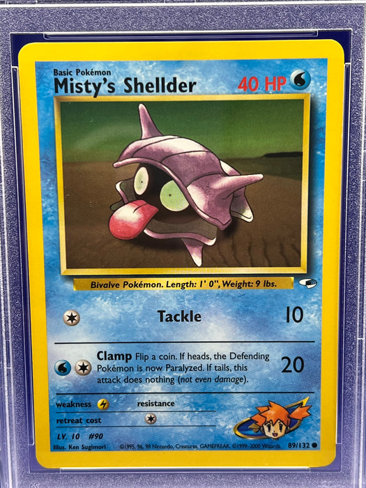 Misty's Shellder (89/132) [Gym Heroes Unlimited] PSA 9