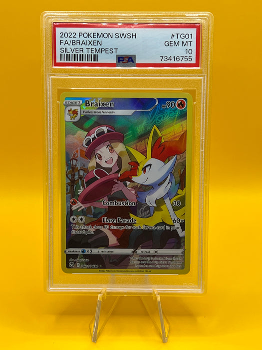 Braixen (TG01/TG30) [Sword & Shield: Silver Tempest] PSA 10