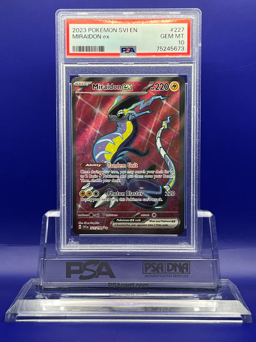 Miraidon ex (227/198) [Scarlet & Violet: Base Set] PSA 10