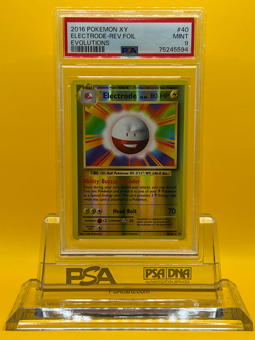 Electrode Reverse (40/108) [XY: Evolutions] PSA 9