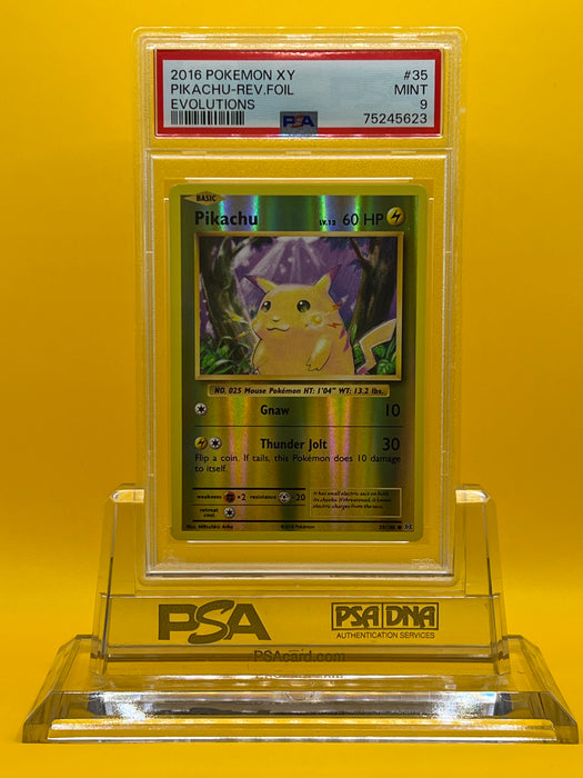 Pikachu Reverse (35/108) [XY: Evolutions] PSA 9