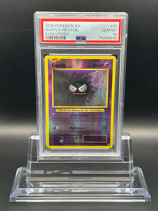 Gastly Reverse (47/108) [XY: Evolutions] PSA 10