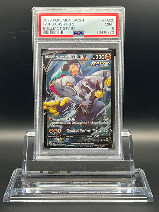 Rapid Strike Urshifu V (TG20/TG30) [Sword & Shield: Brilliant Stars] PSA 9