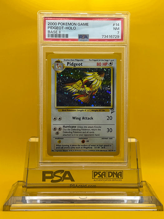 Pidgeot (14/130) [Base Set 2] PSA 7