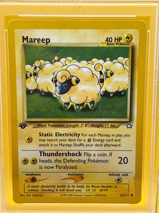 Mareep (65/111) [Neo Genesis 1st Edition] PSA 7