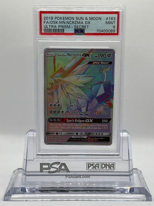 Dusk Mane Necrozma GX (163/156) [Sun & Moon: Ultra Prism] PSA 9