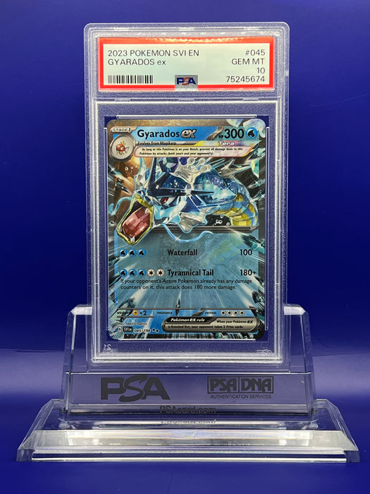 Gyarados ex (045/198) [Scarlet & Violet: Base Set] PSA 10