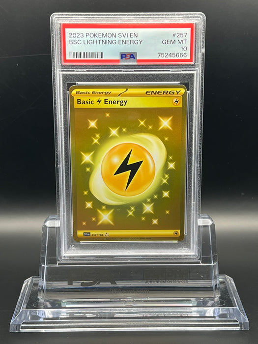 Lightning Energy (257/198) [Scarlet & Violet: Base Set] PSA 10