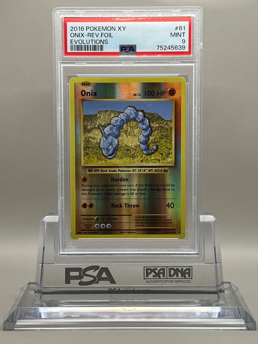 Onix Reverse (61/108) [XY: Evolutions] PSA 9