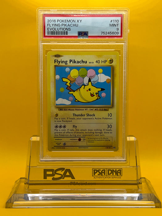 Flying Pikachu (110/108) [XY: Evolutions] PSA 9