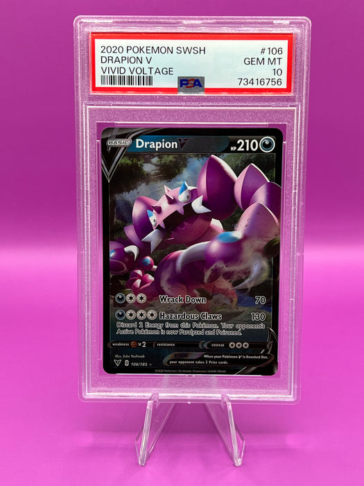 Drapion V (106/185) [Sword & Shield: Vivid Voltage] PSA 10